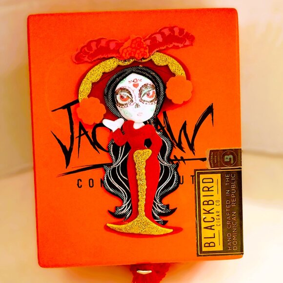 Suenos de Saundra Upcycled, EXTREMELY RARE Jack Daw Blackbird Cigar Box, Storage - Picture 2 of 11